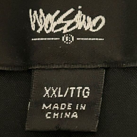 NWT Mossimo Tuxedo Evening Jacket Womens XXL Black Tan Animal Print Shawl Collar - Picture 13 of 14